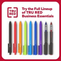 TRU RED Quick Dry Gel Pens Fine Point 0.5mm Blk Dozen TR54471 -Office Supplies GUEST 7441a4b1 4fd6 4677 a9a2 80336ceabda8