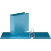 3" Premium Round Ring Binder 6pk Customizable View Turquoise Blue - Easyview