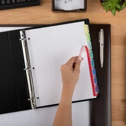 Avery Print & Apply Clear Label Dividers W/Color Tabs 8-Tab Letter 25 Sets 11993 -Office Supplies GUEST 7860c239 355a 4340 b6e6 c44704f1c355