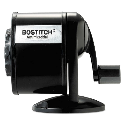 Bostitch Counter-Mount/Wall-Mount Antimicrobial Manual Pencil Sharpener Black MPS1BLK 7 Bostitch Counter-Mount/Wall-Mount Antimicrobial Manual Pencil Sharpener Black MPS1BLK - Image 7