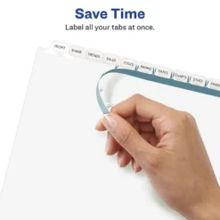Avery Print & Apply Clear Label Dividers W/White Tabs 12-Tab Letter 5 Sets 11582 -Office Supplies GUEST 7af89ad5 1af0 4259 8ae8 2f6f7728f0f6