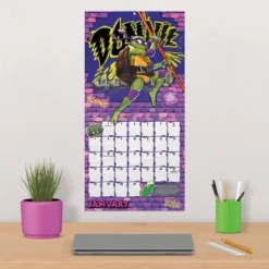 Trends International Inc. 2023-24 Wall Calendar 12"x12" Nickelodeon Teenage Mutant Ninja Turtles: Mutant Mayhem -Office Supplies GUEST 7c745b98 70b0 403b ba3a cae7cba81b91