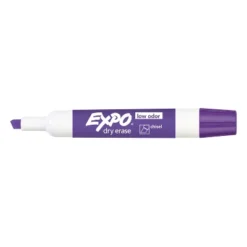 EXPO Dry Erase Marker Low Odor Chisel Tip Purple 80008