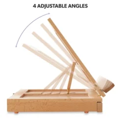 7 Elements Wooden Tabletop Art Easel With Palette And Storage Drawer 9 7 Elements Wooden Tabletop Art Easel With Palette And Storage Drawer -Office Supplies GUEST 7f8184d2 6802 496b 9b1c 581afd4b237a