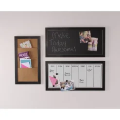 Wyeth Framed Magnetic Chalkboard - Kate & Laurel All Things Decor -Office Supplies GUEST 804dce90 921e 4434 8d07 0e6784c0cb5e