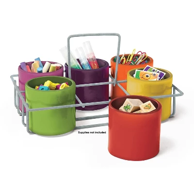 Essential Learning Sensational Classroom 6-Cup Caddy ELP626687 1 Essential Learning Sensational Classroom 6-Cup Caddy ELP626687