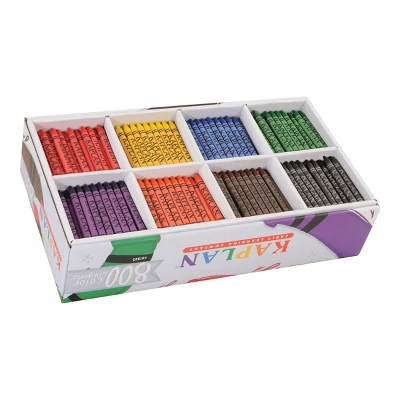 Kaplan Early Learning Standard Crayons Class Pack - 800 Per Box 1 Kaplan Early Learning Standard Crayons Class Pack - 800 Per Box