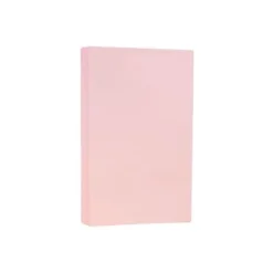 JAM Paper 80 Lb. Cardstock Paper 8.5" X 14" Baby Pink 50 Sheets/Pack (76329459)