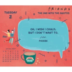 Trends International Inc. 2024 Daily Desk Calendar 4.25"x5" Friends -Office Supplies GUEST 87eb68f0 149a 4d0d b687 0d5069cdd526