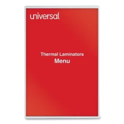 Universal Clear Laminating Pouches 3 Mil Menu 18 X 12 25/Pack 84640 -Office Supplies GUEST 88a8b068 339a 46a7 a095 b1c9564d813e
