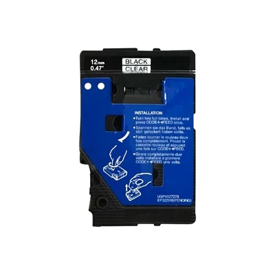 Brother P-Touch TC Tape Cartridges For P-Touch Labelers - Black (2 Per Pack) 1 Brother P-Touch TC Tape Cartridges For P-Touch Labelers - Black (2 Per Pack)