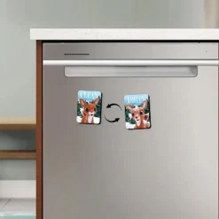 NMR Distribution Rudolph The Red-Nosed Reindeer Double Sided Dishwasher Magnet -Office Supplies GUEST 8a4579e6 56f2 4bb7 b50a 93f8237f66a5