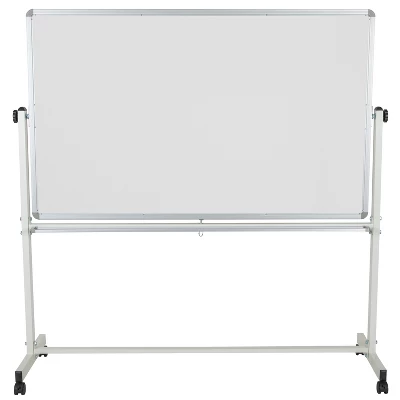 Flash Furniture HERCULES Series Double-Sided Mobile White Board Stand With Pen Tray 2 Flash Furniture HERCULES Series Double-Sided Mobile White Board Stand With Pen Tray - Image 2