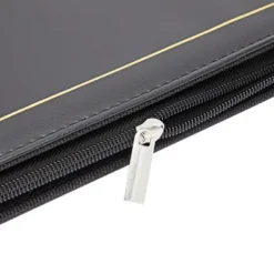 Bright Creations 9 Pocket Trading Card Binder With Zipper, Holds Up To 360 Cards, 14 X 11 In, Black & Gold Faux Leather -Office Supplies GUEST 8ac93fee 66b8 4f3b 9d88 5db6c550c78d