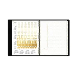 Day Designer 2023-24 Academic Refillable Planner Faux Leather Hard Cover 8.5"x11" Weekly/Monthly Wirebound Black -Office Supplies GUEST 8c11a774 5a1f 45ea a5bc 06a610dd012b