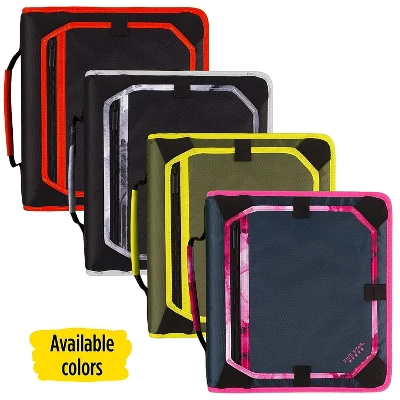 Five Star 2" 3-Ring Zipper Binders D-Ring Assorted Colors (29052) 1 Five Star 2" 3-Ring Zipper Binders D-Ring Assorted Colors (29052)