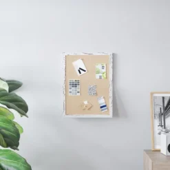 Emma And Oliver Wall Mount Linen Board With Wooden Push Pins -Office Supplies GUEST 8eba921d 61bf 43d7 a991 a0affbc0d97b