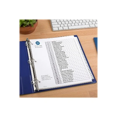 Avery Pre-Printed 31-Tab Numeric Dividers Customizable 11827 5 Avery Pre-Printed 31-Tab Numeric Dividers Customizable 11827 - Image 5