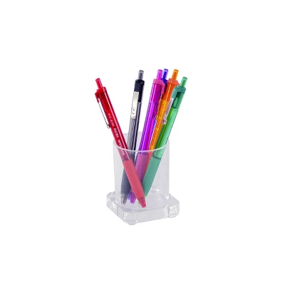 Azar Displays Small Single Cylinder Deluxe Clear Acrylic Cup Holder 3 Azar Displays Small Single Cylinder Deluxe Clear Acrylic Cup Holder - Image 3