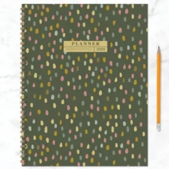 TF Publishing 2024 Weekly/Monthly Planner 11"x9" Rain Drops -Office Supplies GUEST 925c7c95 8713 423d afea 47259dfef2b4