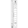Marti Michell Log Cabin Ruler-1/2" To 1" Strips