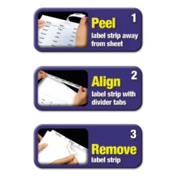 Avery Print & Apply Clear Label Dividers W/White Tabs 5-Tab Letter 5 Sets 11436 8 Avery Print & Apply Clear Label Dividers W/White Tabs 5-Tab Letter 5 Sets 11436 -Office Supplies GUEST 9437e75b c2f8 460c b002 b3e2b3b41d10