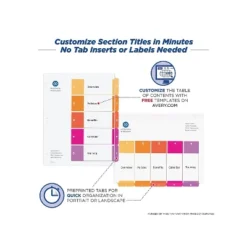 Avery Ready Index Customizable Table Of Contents Asst Dividers 5-Tab Ltr 6 Sets 11187 -Office Supplies GUEST 9485b793 5f62 4ddf b53c b45f3c20d327