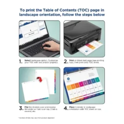 Avery Ready Index Customizable Table Of Contents Asst Dividers 10-Tab Ltr 6 Sets 11188 -Office Supplies GUEST 94c7a492 1c7b 46d0 bfb7 35b8f9136309