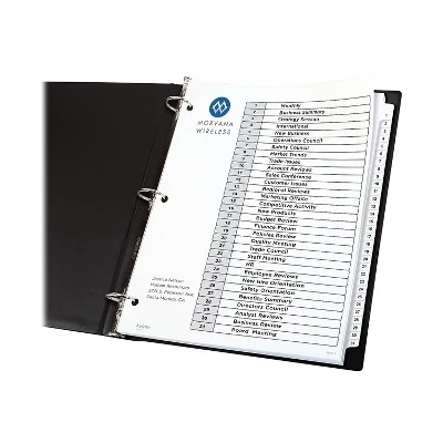Avery Pre-Printed 31-Tab Numeric Dividers Customizable 11827 4 Avery Pre-Printed 31-Tab Numeric Dividers Customizable 11827 - Image 4