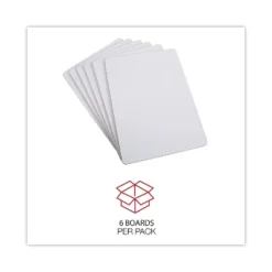 Universal Lap/Learning Dry-Erase Board 11 3/4" X 8 3/4" White 6/Pack 43910 -Office Supplies GUEST 95a3ddc2 2ff2 478e b7ae 44571cbd2f6a