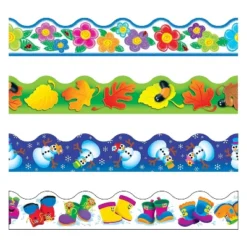 Trend Terrific Trimmers Pre-cut Reusable Four Seasons 156' Multi 92914 -Office Supplies GUEST 95ae0dc2 49a8 4f7d b4ef 4b17261ba819