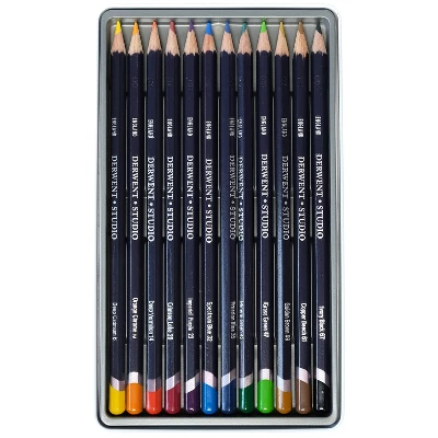 Studio Colored Pencils Multicolor - Derwent 12ct 3 Studio Colored Pencils Multicolor - Derwent 12ct - Image 3