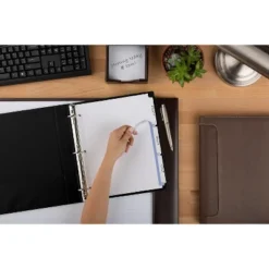 Avery Print & Apply Clear Label Dividers W/White Tabs 3-Tab Letter 5 Sets 11435 -Office Supplies GUEST 975ce029 9af7 4535 8d72 3ff6066dc80d