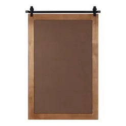 24" X 36" Samuels Wood Framed Wall Chalkboard Rustic Brown/Black - Kate & Laurel All Things Decor -Office Supplies GUEST 98f73b34 59c7 4afb b11a ed5cc90d328d
