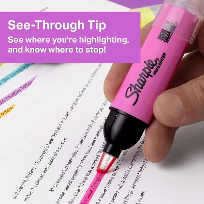 Sharpie Clear View Highlighters Chisel Assorted 8/Pack (1971843) 2472792 1 Sharpie Clear View Highlighters Chisel Assorted 8/Pack (1971843) 2472792