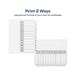 Avery Pre-Printed 12-Tab Numeric Dividers Customizable 11824 9 Avery Pre-Printed 12-Tab Numeric Dividers Customizable 11824 -Office Supplies GUEST 9a032f59 eb1a 431b bbb9 67b8034eb9cd