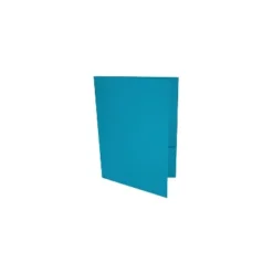 LUX 9 X 12 Presentation Folders Standard Two Pocket Pool Blue 50/Pack (LUX-102-50) LUX-PF-102-50
