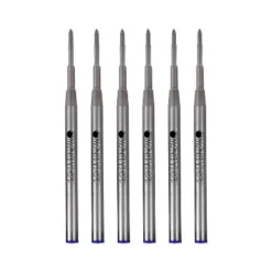Monteverde Ballpoint Pen Refill Fine Point Blue Ink 6 Pack (M423BU)