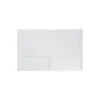 JAM Paper Laminated Glossy 2 Pocket Presentation Folders White 100/Box 385GWHB