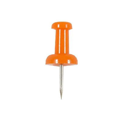 JAM Paper Colored Pushpins Orange Push Pins 2 Packs Of 100 222419052A 4 JAM Paper Colored Pushpins Orange Push Pins 2 Packs Of 100 222419052A - Image 4