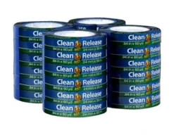 Duck Brand Clean Release Painters Tape, 1 Inch X 60 Yards, Blue, Pack Of 24