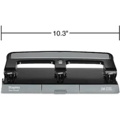 MyOfficeInnovations One-Touch 26614 Heavy-Duty 3-Hole Punch 30-Sheet Capacity Black 884279 -Office Supplies GUEST aa6a4034 eaf8 4e6e 8027 b759e72942a2