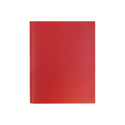 JAM Paper Plastic Two-Pocket School POP Folders W/Metal Prongs Clasps Red 382ECREDD 4 JAM Paper Plastic Two-Pocket School POP Folders W/Metal Prongs Clasps Red 382ECREDD - Image 4