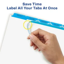 Avery Print & Apply Clear Label Dividers W/Color Tabs 5-Tab Letter 5 Sets 11410 9 Avery Print & Apply Clear Label Dividers W/Color Tabs 5-Tab Letter 5 Sets 11410 -Office Supplies GUEST abd64687 0d05 4172 a375 16b6b50dedda