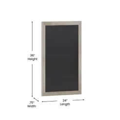 Emma And Oliver Framed Decorative Wall Hanging Chalkboard With Magnetic Surface For Weddings, Parties, Showers And More -Office Supplies GUEST ad62a804 45da 4bd8 83c1 e09e39de19f3