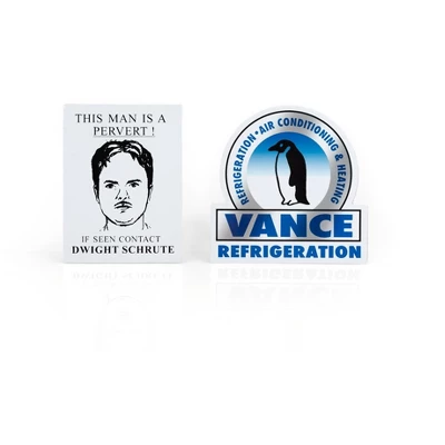 Just Funky The Office Fridge Magnet Set - 4pcs Cool 4x3 Inches Flat Refrigerator Magnets 3 Just Funky The Office Fridge Magnet Set - 4pcs Cool 4x3 Inches Flat Refrigerator Magnets - Image 3