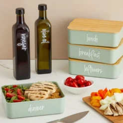 Talented Kitchen 158 Pack Script Supplementary Pantry, Fridge & Freezer Name Label Stickers For Food Storage Container, Jar & Canisters -Office Supplies GUEST ae64d986 07a4 49ee 88e9 fec823d9f571