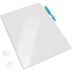 Arteza White Dry Erase Lapboards With Pen Holder (12"x6") - 16 Pack
