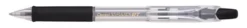 Pentel R.S.V.P. RT Refillable Retractable Ballpoint Pen, 1.0 Mm Medium Tip, Black Ink, Clear Barrel, Pack Of 12