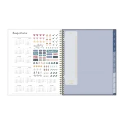 Ivory Paper Co 2024 Planner 11"x8.5" Weekly/Monthly Wirebound Celine Navy -Office Supplies GUEST b0384e39 8c60 44ee a557 9ca581c76eaf